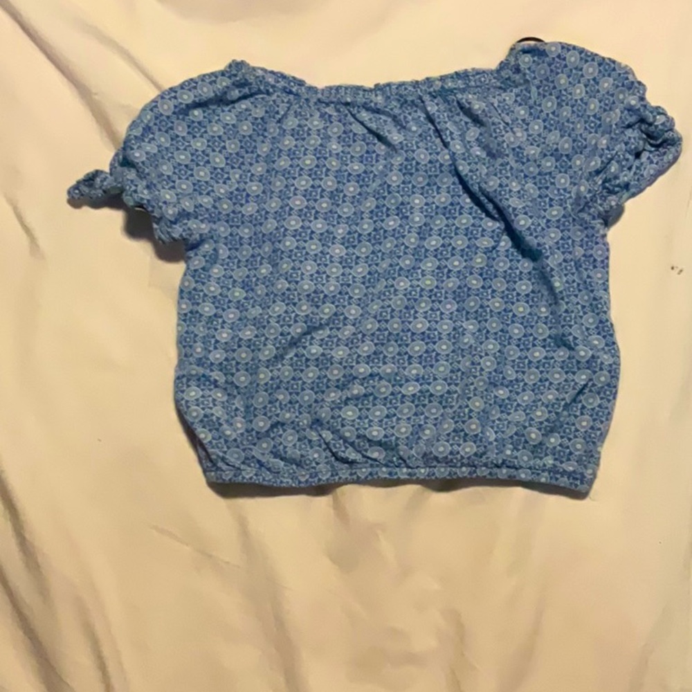 Trendy blue blouse for girls